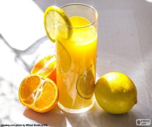 Puzle Suco de laranja e limão