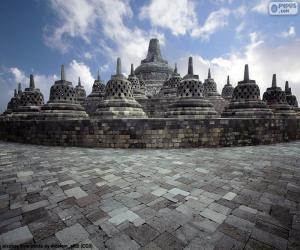 Puzle Templo de Borobudur, Indonésia
