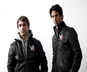 Puzle Timo Glock e Lucas di Grassi, piloto da Scuderia Virgin Racing