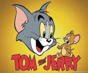 Jogos de Quebra cabeça da Tom e Jerry para imprimir