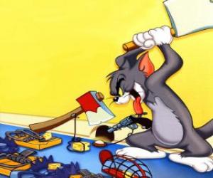 Jogos de Quebra cabeça da Tom e Jerry para imprimir