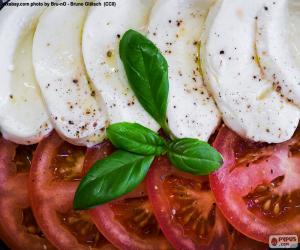 Puzle Tomate e mussarela