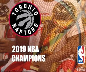 Puzle Toronto Raptors, campeões da NBA 2019