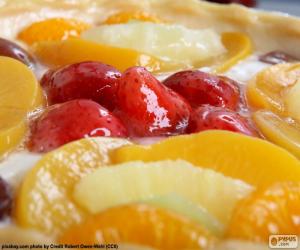 Puzle Torta folhada de frutas