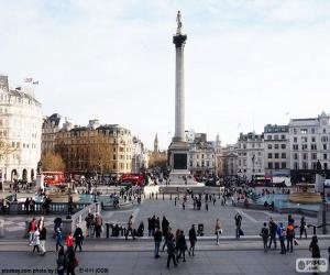 Puzle Trafalgar Square, Londres