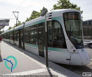 Puzle Tramway da Île-de-France (Paris)