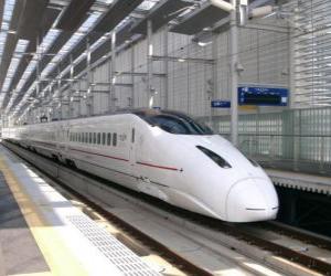 Puzle Trem de alta velocidade do Japão (Shinkansen)