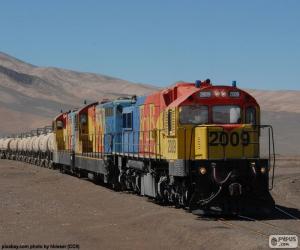 Puzle Trem de carga, Chile