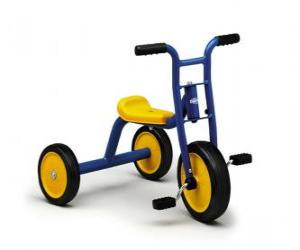 Puzle Triciclo pelas crianças