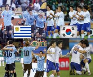 Puzle Uruguai - Coreia do Sul, oitava final, África do Sul 2010