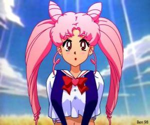 Puzle Usagi Tsukino, Rini ou Chibiusa pode se tornar Sailor Chibimoon