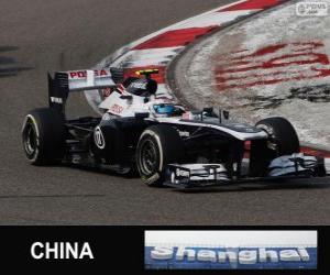 Puzle Valtteri Bottas - Williams - Shanghai 2013