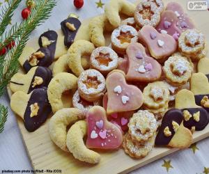 Puzle Variedade de biscoitos de Natal