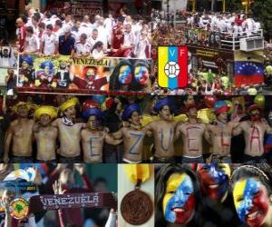 Puzle Venezuela, quarta classificada Copa América 2011