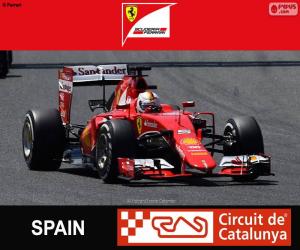 Puzle Vettel G.P Espanha 2015