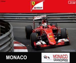 Puzle Vettel G.P. Mónaco 2015