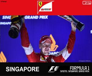 Puzle Vettel G.P Singapore 2015