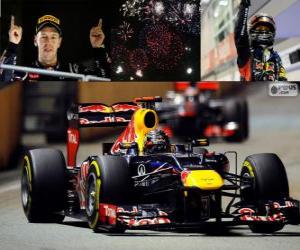 Puzle Vettel G.P Singapura 2012