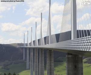 Puzle Viaduto de Millau, França