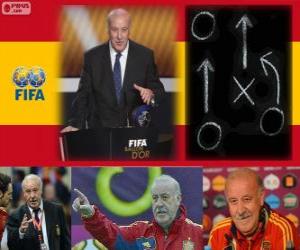 Puzle Vicente del Bosque treinador de futebol masculino da FIFA 2012