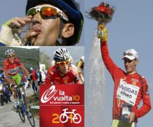 Puzle Vicenzo Nibali (Liquigas), campeão da Volta a Espanha 2010