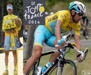 Puzle Vincenzo Nibali, campeão do Tour de France 2014