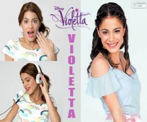 Puzle Violetta uma menina brilhante e cheia de vida