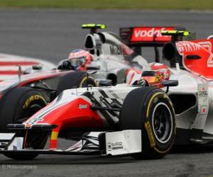 Puzle Vitantonio Liuzzi - HRT - Silverstone 2011