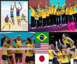 Puzle Voleibol feminino Londres 2012