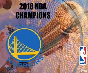 Puzle Warriors campeões da NBA 2018