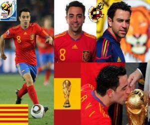 Puzle Xavi Hernandez (O bastão) meia da seleção espanhola