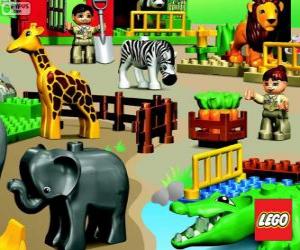Puzle Zoológico de Lego