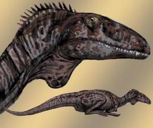 Puzle Zupaysaurus era um terópode médias empresas, chegando a 4 m de comprimento, 1,20 de altura e pesando 200 kg