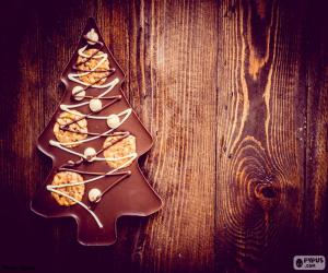 Puzle Árvore de chocolate, Natal