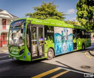 Puzle Ônibus de Auckland, Nova Zelândia