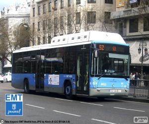 Puzle Ônibus urbano de Madrid