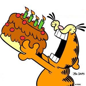 Bolo de Aniversário Garfield puzzle