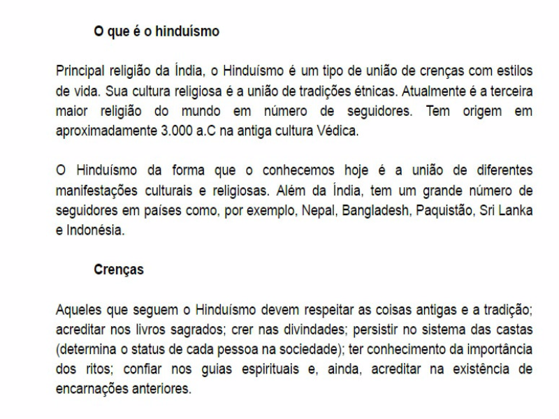 Hinduísmo puzzle