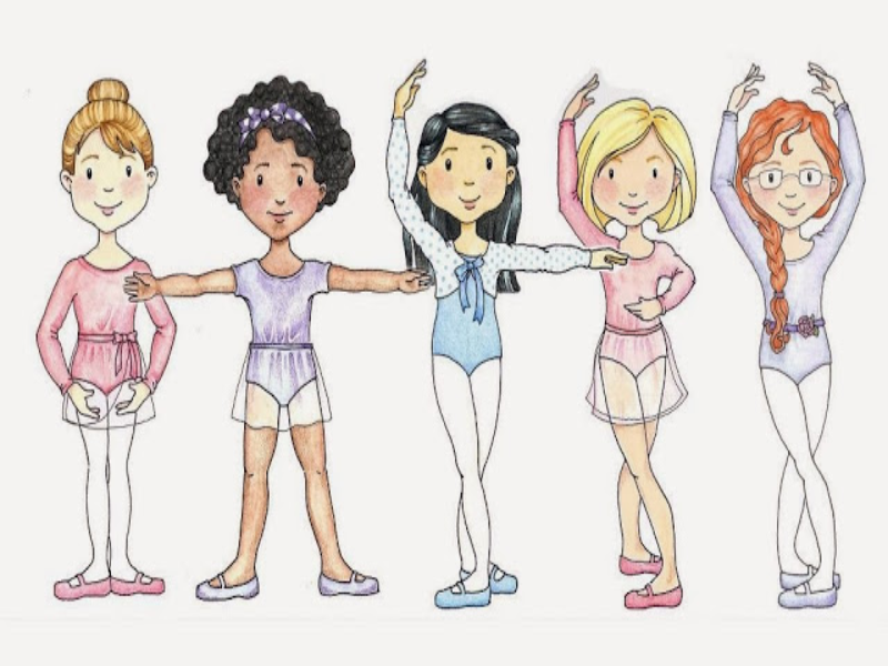 posições das bailarinas puzzle