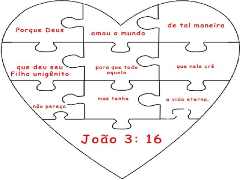 JOÃO 3:16 puzzle