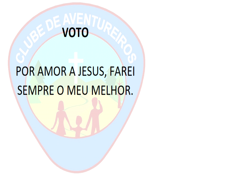 VOTO DO AVENTUREIRO puzzle