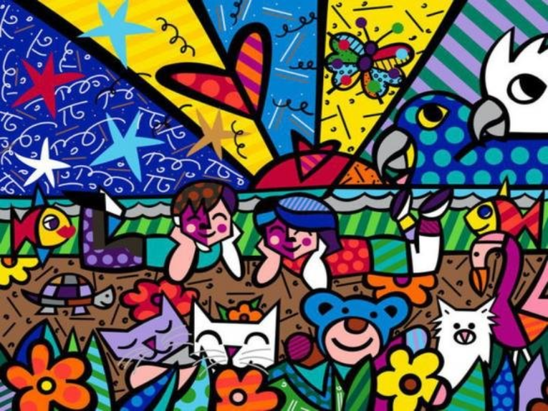 Romero Britto - O parque puzzle