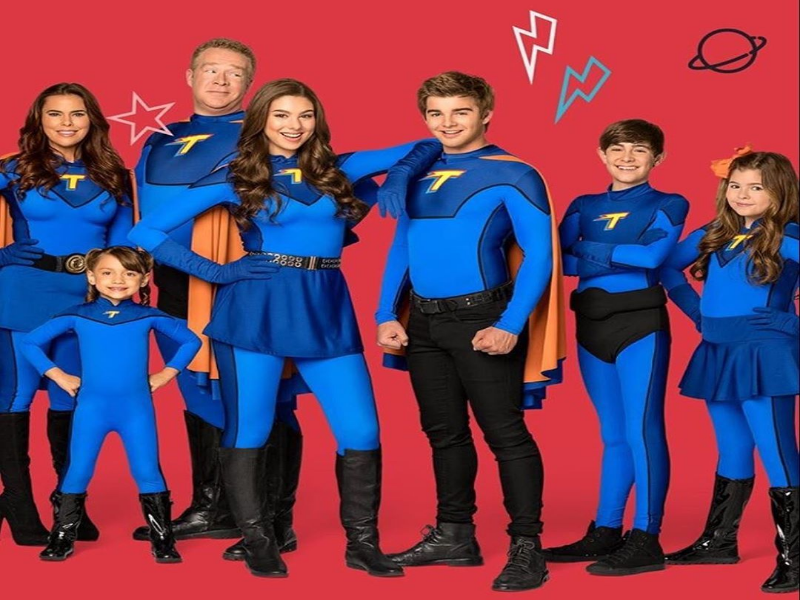 Puzzle de todos os membros da família da série the thundermans puzzle