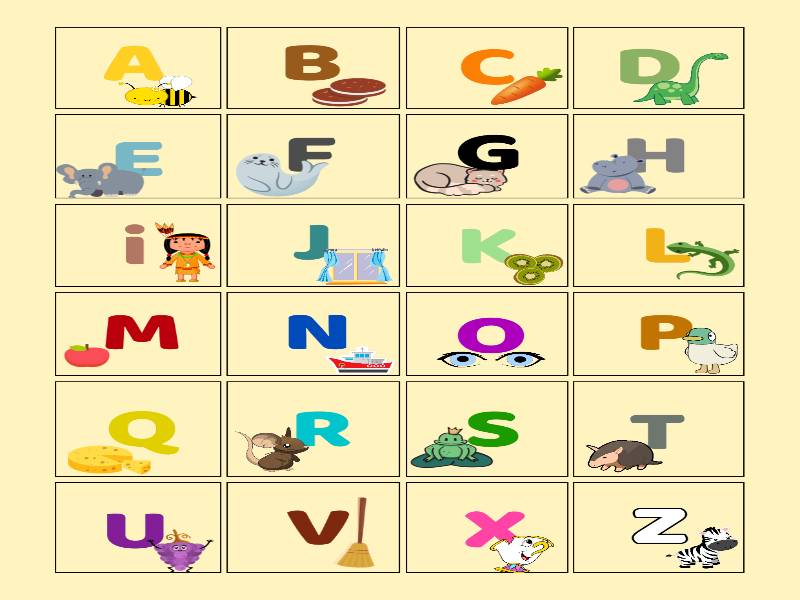 Alfabeto para crianças aprenderem  puzzle