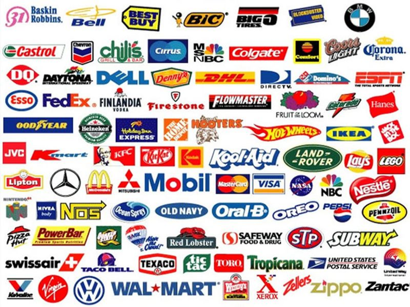 Puzzle de várias logos de marcas puzzle