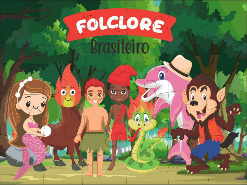 FOLCLORE BRASILEIRO TURMA 212 EMEB AMAZONAS puzzle