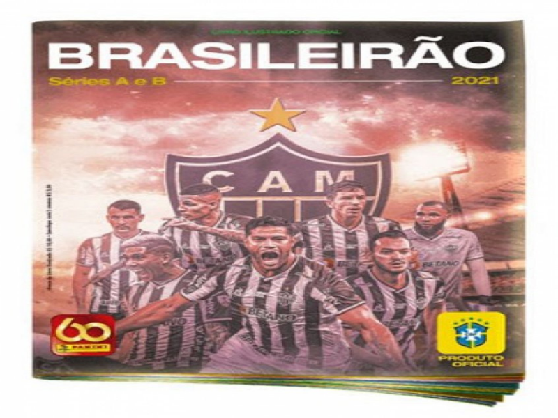Puzzle da foto do álbum do brasileirão 2021 personalizado com o time do Atlético Mineiro puzzle