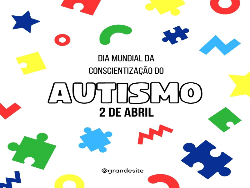 Dia mundial do autismo modernista puzzle