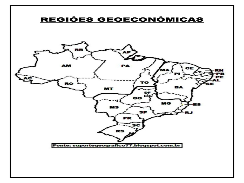REGIOES GEOECONOMICAS DO BRASIL puzzle