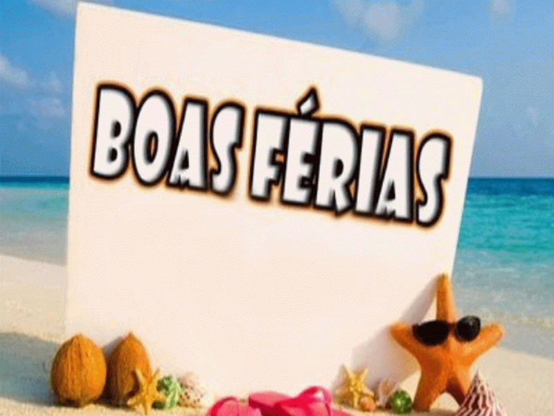 Puzzle de uma imagem desejando boas férias. puzzle